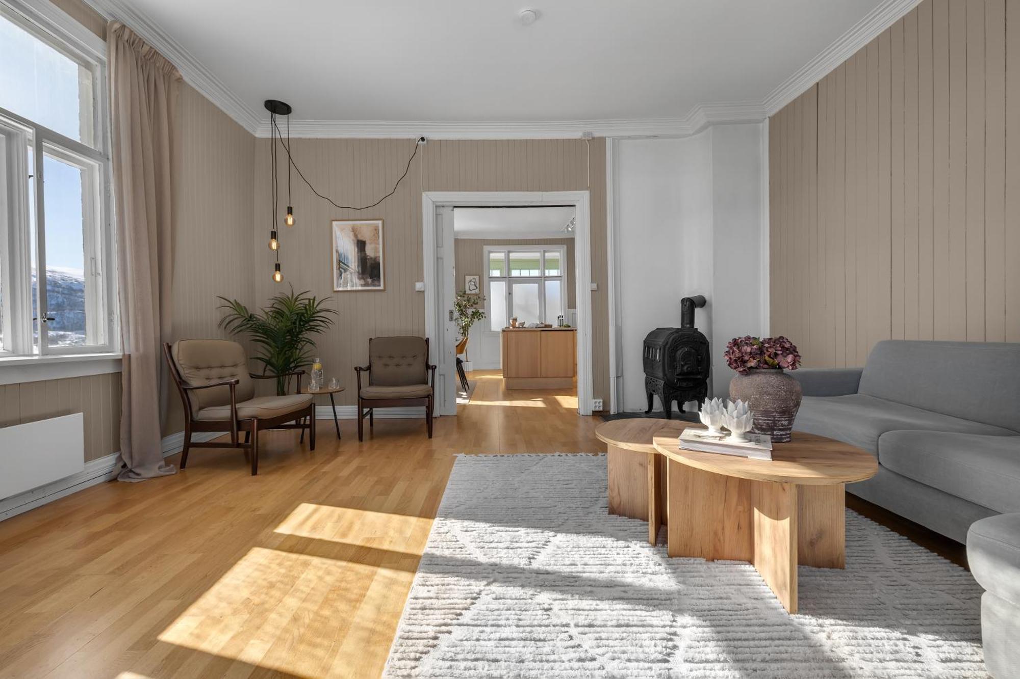 Lovely City Center Apartment With Amazing Views And Free Parking! 特罗姆瑟 外观 照片