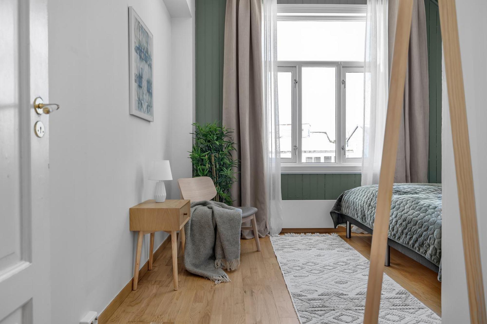 Lovely City Center Apartment With Amazing Views And Free Parking! 特罗姆瑟 外观 照片