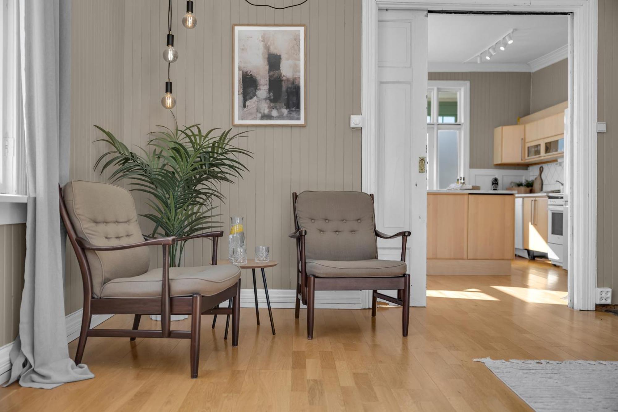 Lovely City Center Apartment With Amazing Views And Free Parking! 特罗姆瑟 外观 照片